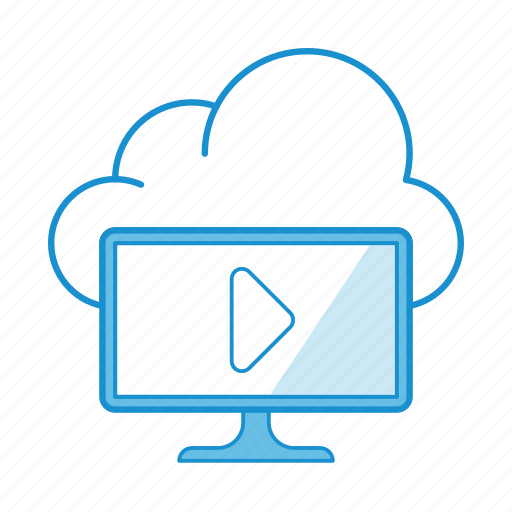 Cloud, cloud broadcast, data, media, service, storage, tv icon - Download on Iconfinder