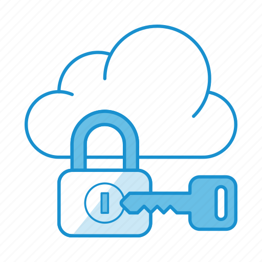 Cloud, key, lock, private cloud, protection, secure, service icon - Download on Iconfinder