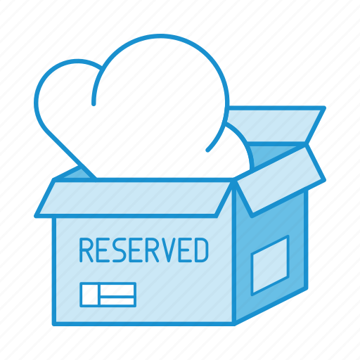 Box, cloud, package, pool, reservation, reserved, service icon - Download on Iconfinder
