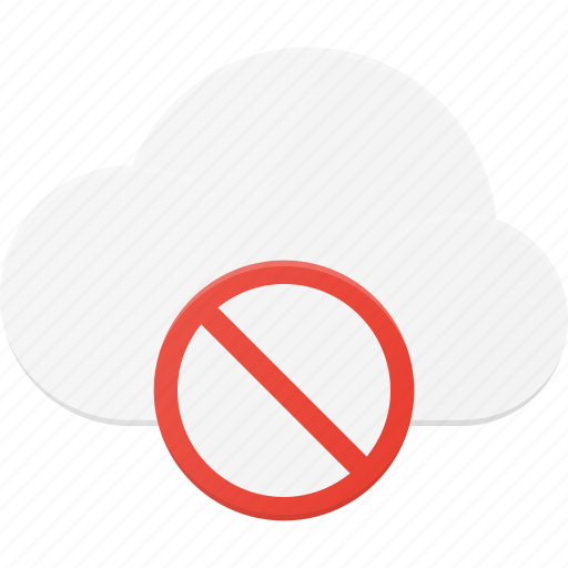 Cloud, computing, disable, error icon - Download on Iconfinder