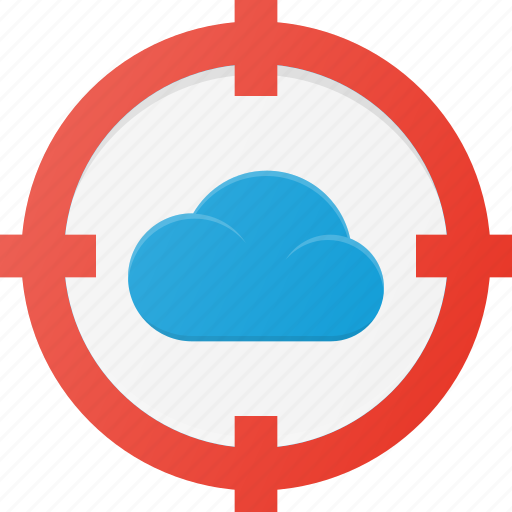 Atack, cloud, computing, target icon - Download on Iconfinder