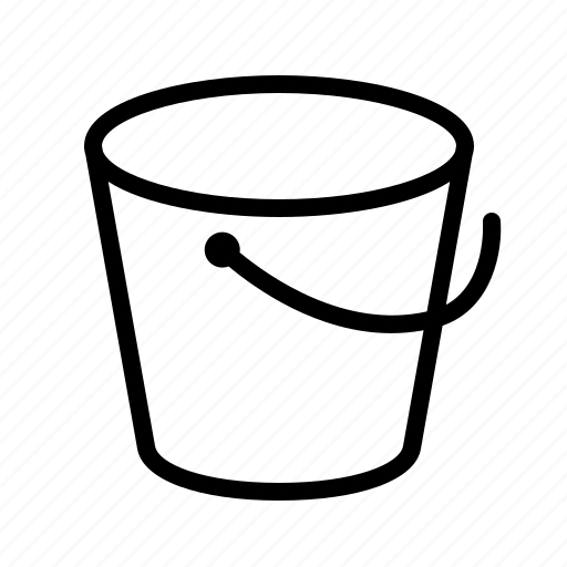 Bucket, fill, pail, storage, container icon - Download on Iconfinder