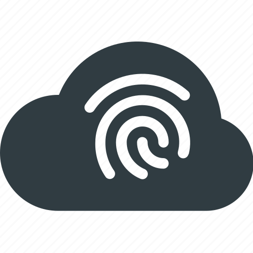 Cloud, computing, id, protect, touch icon - Download on Iconfinder