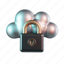 cloud, security, privacy, padlock, secure 