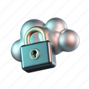 cloud, security, privacy, secure, padlock 
