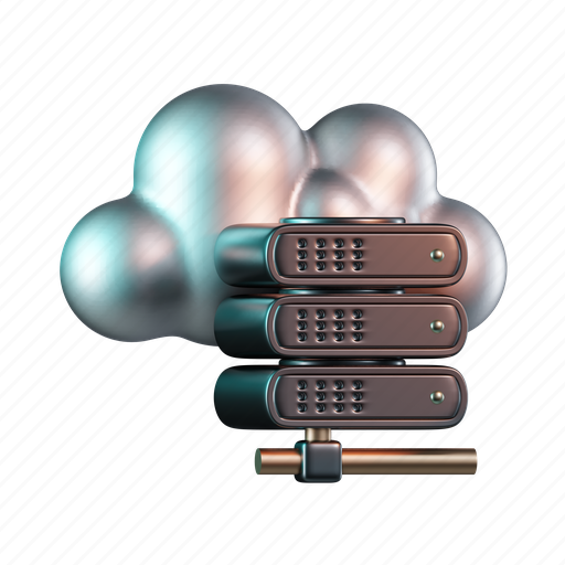 Cloud, server, drive, hardware, backup 3D illustration - Download on Iconfinder