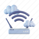 cloud, wireless, router, technology, wifi, network, signal