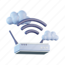cloud, wireless, router, wifi, smart, technology, data