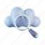 cloud, search, magnifier, magnifying glass, storage, computing 