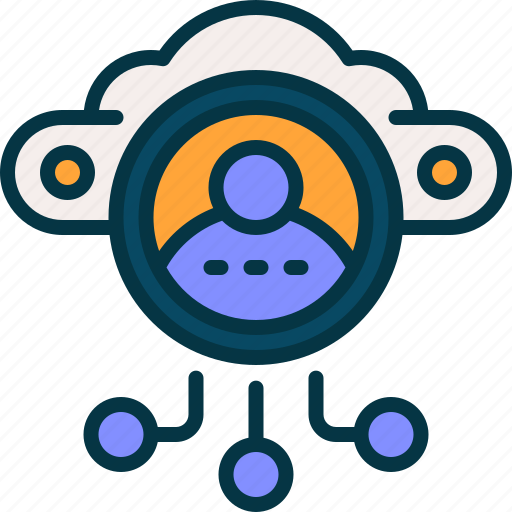 Profile, cloud, person, network, user icon - Download on Iconfinder