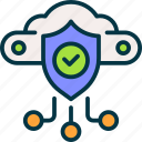 protection, security, shield, cloud, computing