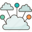 cloud, network, connection, sharing, data 