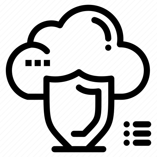 Cloud, protection, safety, secure, shield icon - Download on Iconfinder