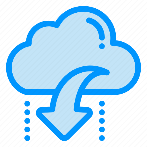 Arrow, cloud, data, down, download icon - Download on Iconfinder