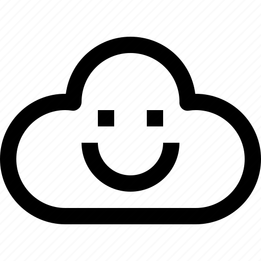 Cloud, data, happy, network, server, technology icon - Download on Iconfinder