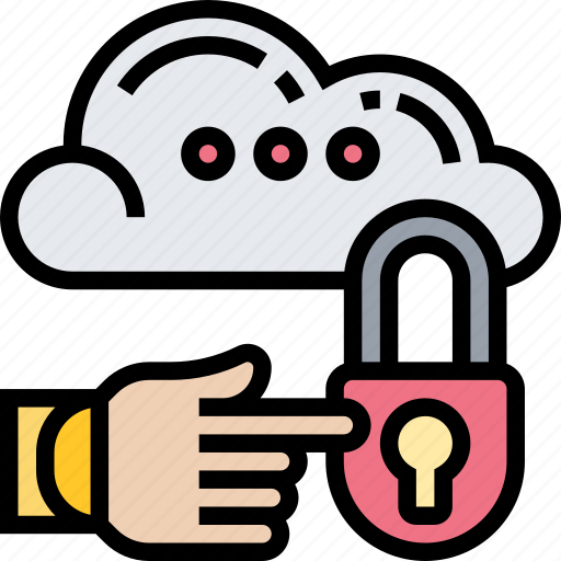 Cloud, access, security, locked, key icon - Download on Iconfinder