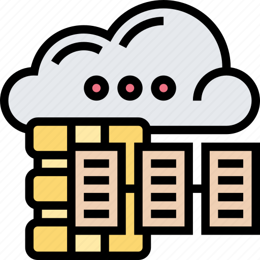 Cloud, data, server, hosting, online icon - Download on Iconfinder