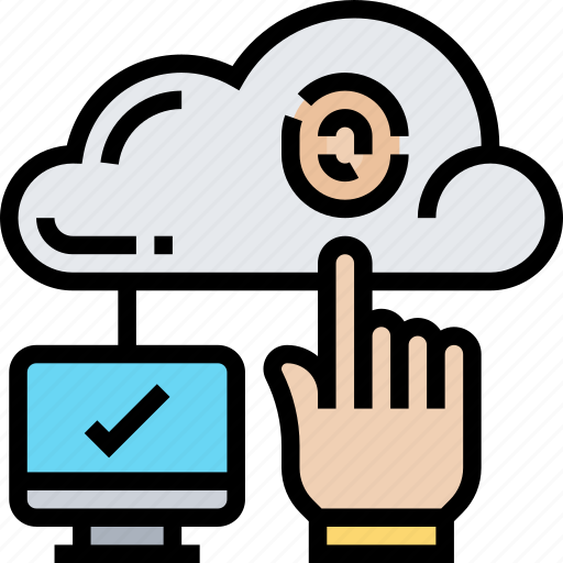 Cloud, security, protection, data, storage icon - Download on Iconfinder