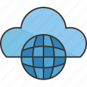 cloud, public, access, online, network