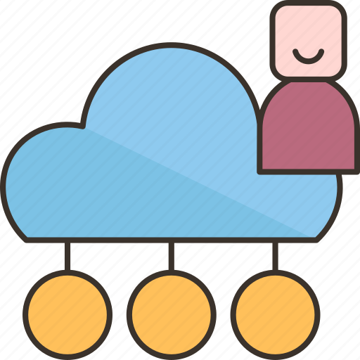 Cloud, service, provider, storage, data icon - Download on Iconfinder