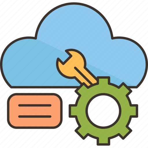 Cloud, setting, fix, configuration, control icon - Download on Iconfinder