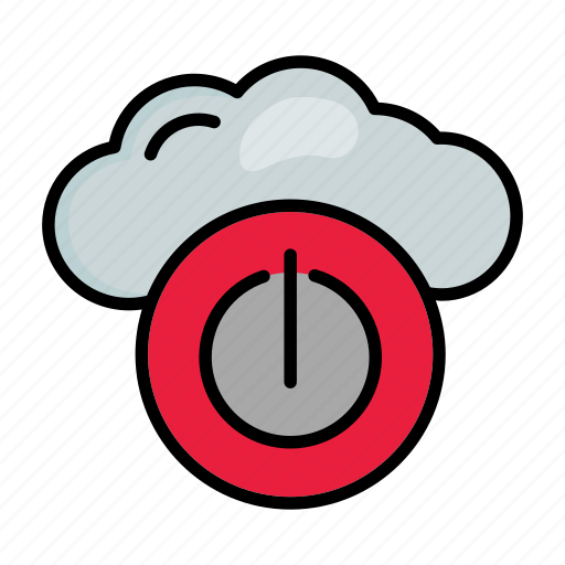 Button, cloud, computing, off, on icon - Download on Iconfinder