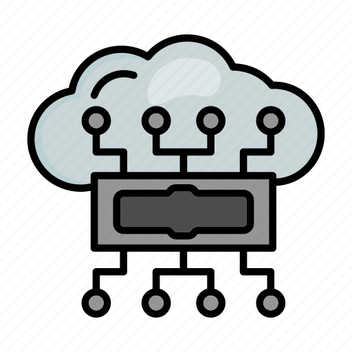 Chip, cloud, computer, processor, server icon - Download on Iconfinder