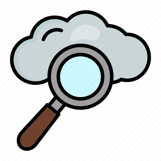 Cloud, computing, find, search icon - Download on Iconfinder