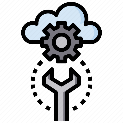 Cloud, cloudy, computing, setting, sky, weather icon - Download on Iconfinder