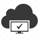 cloud, computer, connected, connection, ok, site, technology