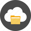 cloud, file, folder, data, document, storage