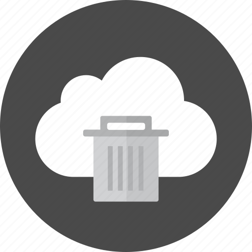 Cloud, delete, remove, trash icon - Download on Iconfinder