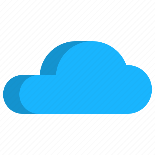 Blue cloud, cloud data, cloud, cloud storage, cloud service, one drive, dropbox icon - Download on Iconfinder