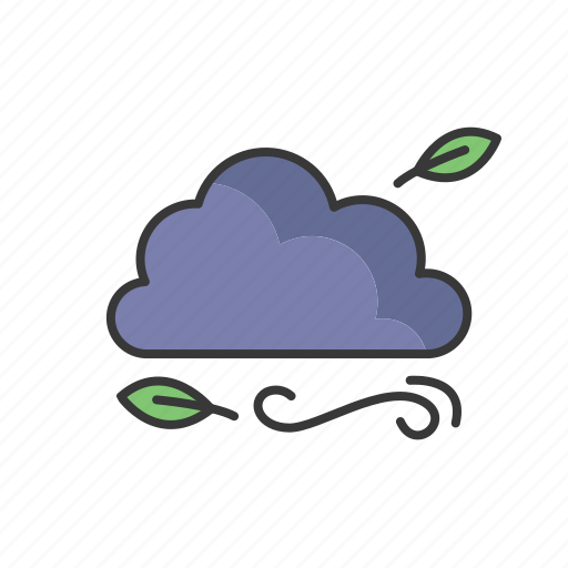 Weather, cloud, sun, forecast, rain, wind icon - Download on Iconfinder