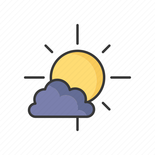 Weather, sun, cloud, forecast, sunny icon - Download on Iconfinder