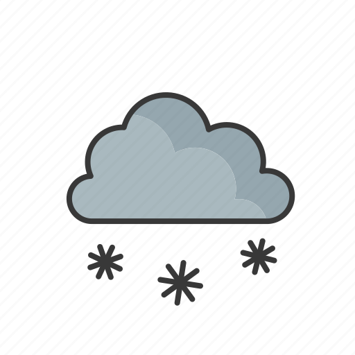 Weather, cloud, sun, forecast, rain, snow, winter icon - Download on Iconfinder