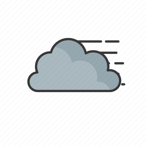 Weather, cloud, sun, wind, forecast, rain icon - Download on Iconfinder