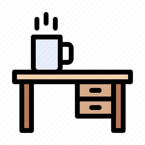 Break, desk, office, table, tea icon - Download on Iconfinder