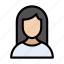 avatar, employee, female, user, women 
