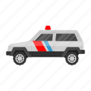 police car, coastguard, vehicle, transport, travelling
