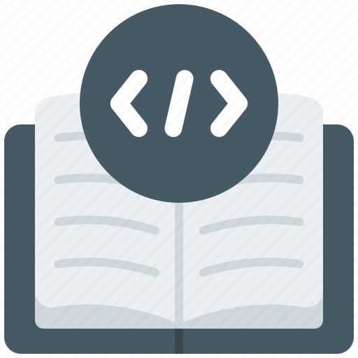Coding, book, code, program, programming, education icon - Download on Iconfinder
