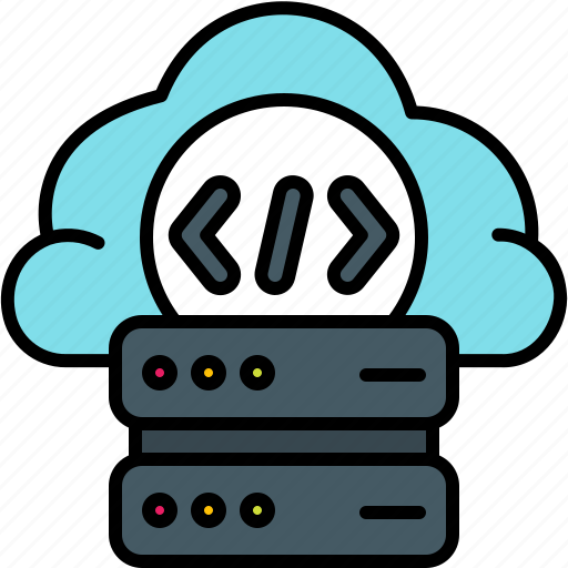 Cloud, server, code, coding, program, programming, service icon - Download on Iconfinder