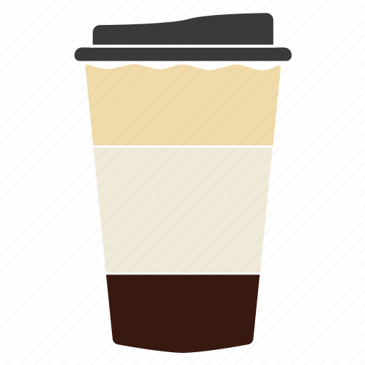 Cheerfulness, coffee, coffee cup, coffee with milk, late macchiato, cup, hot icon - Download on Iconfinder