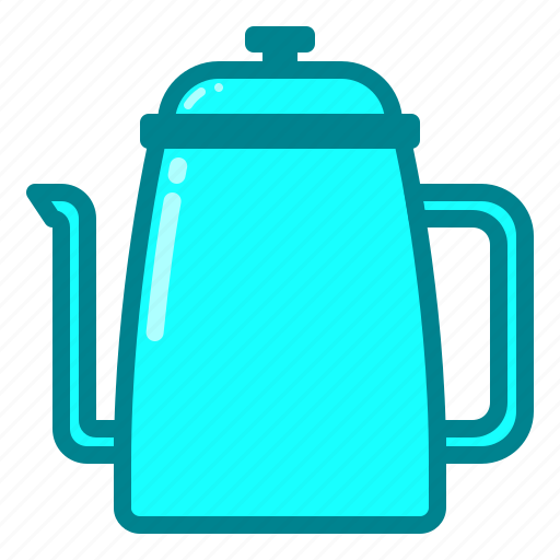 Blue, equipments, kettle, machine, shop, tools, coffee icon - Download on Iconfinder