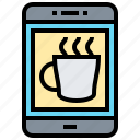 app, coffee, commerce, smartphone