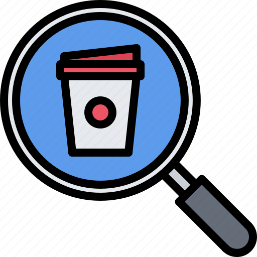 Bean, cafe, coffee, cup, drink, search icon - Download on Iconfinder