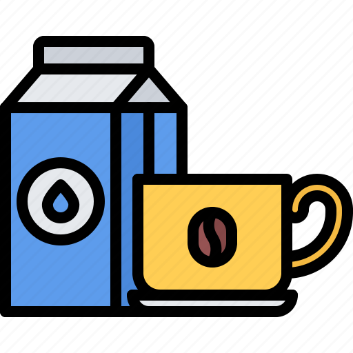 Bean, cafe, coffee, cream, cup, drink, milk icon - Download on Iconfinder