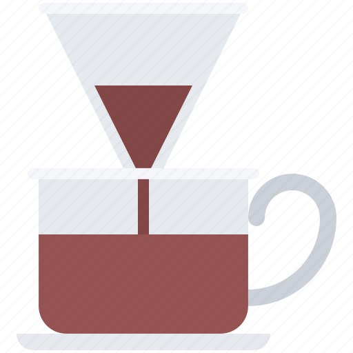 Bean, cafe, coffee, cup, drink, dripper icon - Download on Iconfinder