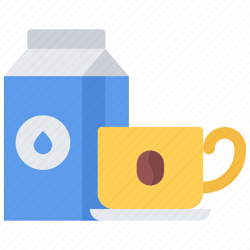 Bean, cafe, coffee, cream, cup, drink, milk icon - Download on Iconfinder