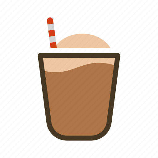 Beverage, cafe, coffee, drink, ice, latte icon - Download on Iconfinder